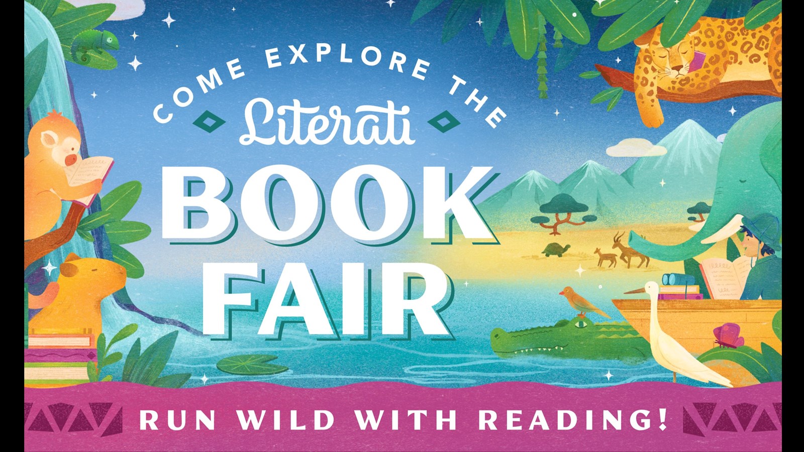 Come Explore with the Literati Book Fair: Run Wild with Reading